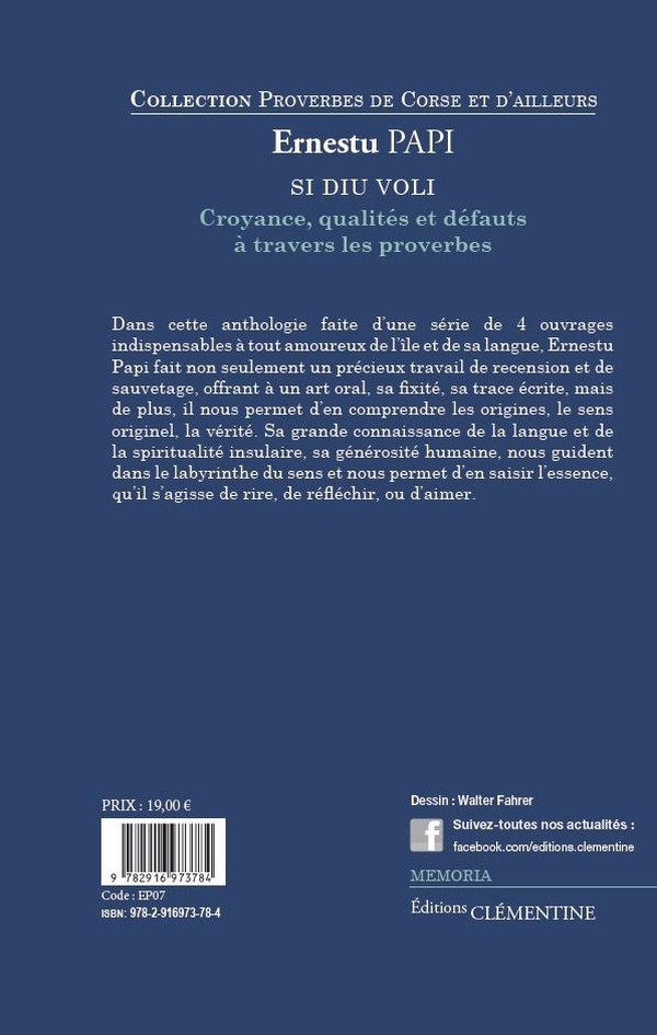 Quatrième de couverture de « PROVERBES DE CORSE ET D'AILLEURS - T04 - PROVERBES DE CORSE ET D'AILLEURS : VOLUME 4, CROYANCES, QUA »