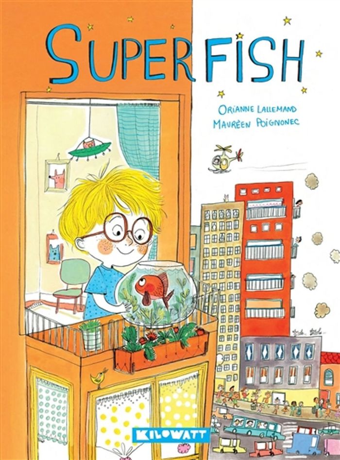 Couverture du livre « Superfish » de Orianne Lallemand, librairie Les Contes Infusés à Corte