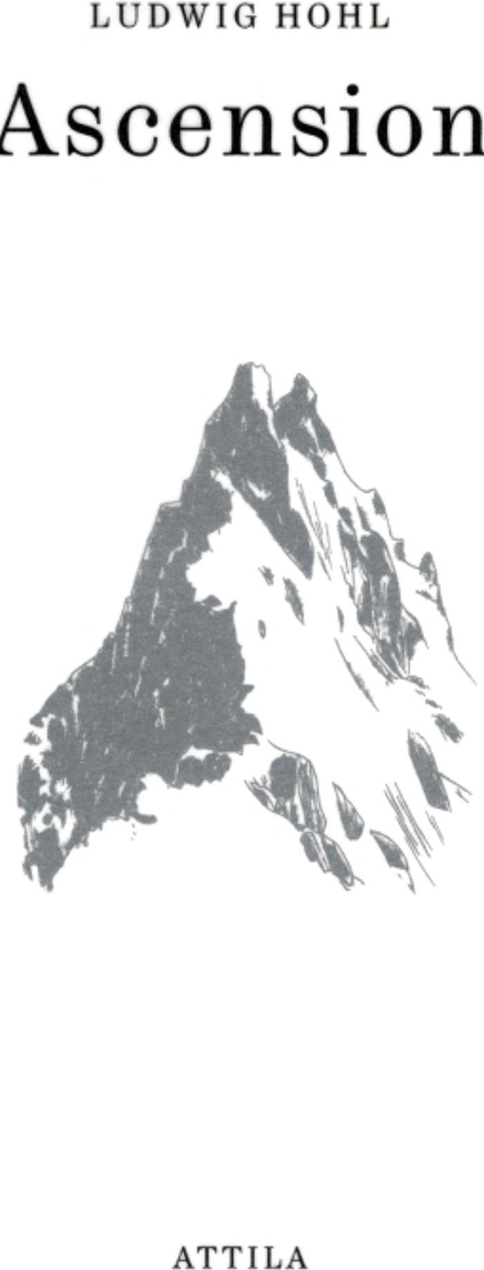 Couverture du livre « ASCENSION » de Goustine Hohl/de, librairie Les Contes Infusés à Corte