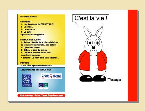 Quatrième de couverture de « LES AVENTURES DE FREDDY MUT - TOME III - LA REVANCHE »