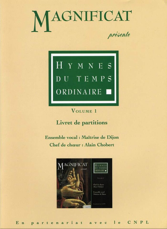 Couverture du livre « PART-HYMNES TEMPS ORDIN 1 », librairie Les Contes Infusés à Corte