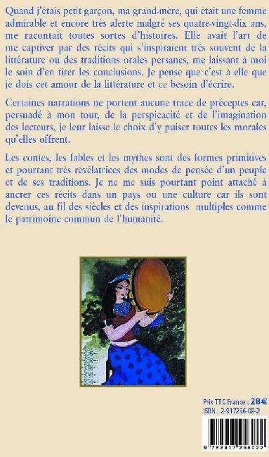 Quatrième de couverture de « FABLES ET CONTES PERSANS »