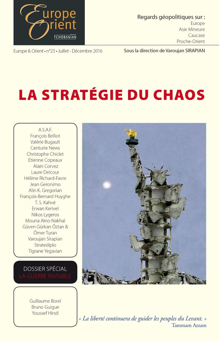 Couverture du livre « E&O-23 : STRATEGIE DU CHAOS » de Collectif, librairie Les Contes Infusés à Corte