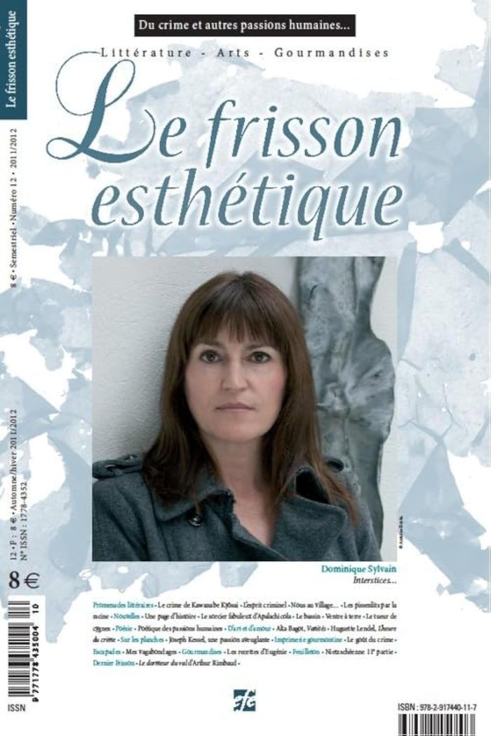 Couverture du livre « LE FRISSON ESTHETIQUE N 12 » de Collectif, librairie Les Contes Infusés à Corte