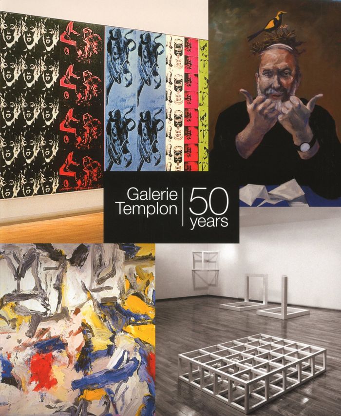 Couverture du livre « GALERIE TEMPLON 50 YEARS » de Catherine Grenier, librairie Les Contes Infusés à Corte