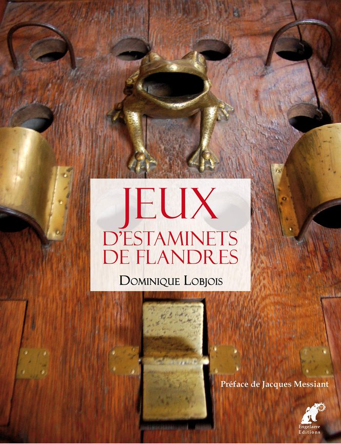 Couverture du livre « JEUX D'ESTAMINETS DE FLANDRES » de Dominique Lobjois, librairie Les Contes Infusés à Corte