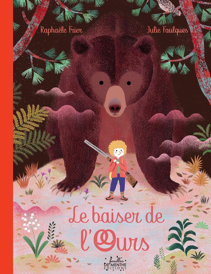 Couverture du livre « Le baiser de l'ours », librairie Les Contes Infusés à Corte