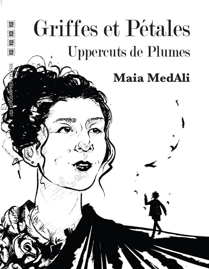 Couverture du livre « Griffes et pétales : uppercuts de plumes » de Maia MedAli, librairie Les Contes Infusés à Corte
