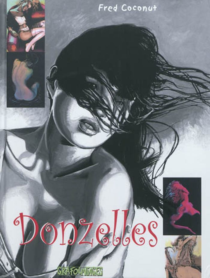 Couverture du livre « DONZELLES » de Fred Coconut, librairie Les Contes Infusés à Corte
