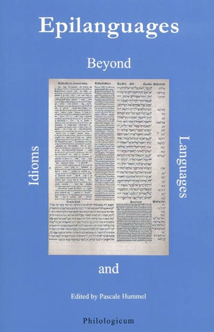 Couverture du livre « EPILANGUAGES BEYOND IDIOMS AND LANGUAGES », librairie Les Contes Infusés à Corte