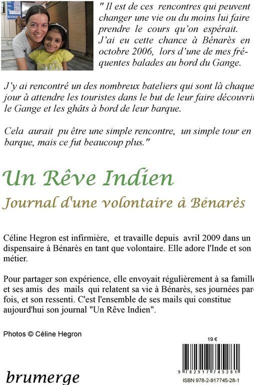 Quatrième de couverture de « UN REVE INDIEN »
