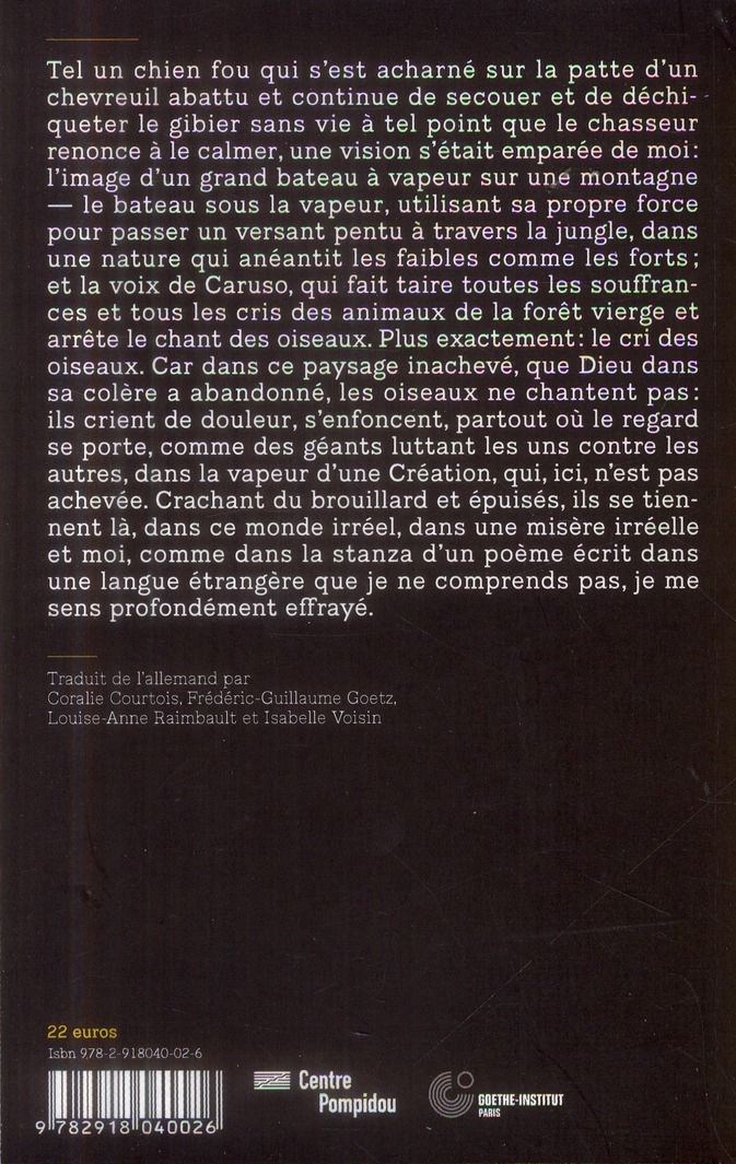 Quatrième de couverture de « CONQUETE DE L'INUTILE (EROBERUNG DES NUTZLOSEN) »