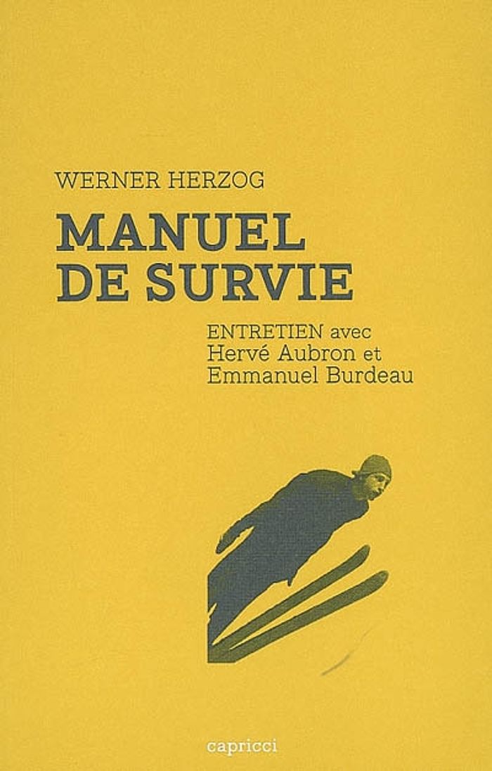 Couverture du livre « MANUEL DE SURVIE - ENTRETIEN » de Burdeau/herzog, librairie Les Contes Infusés à Corte