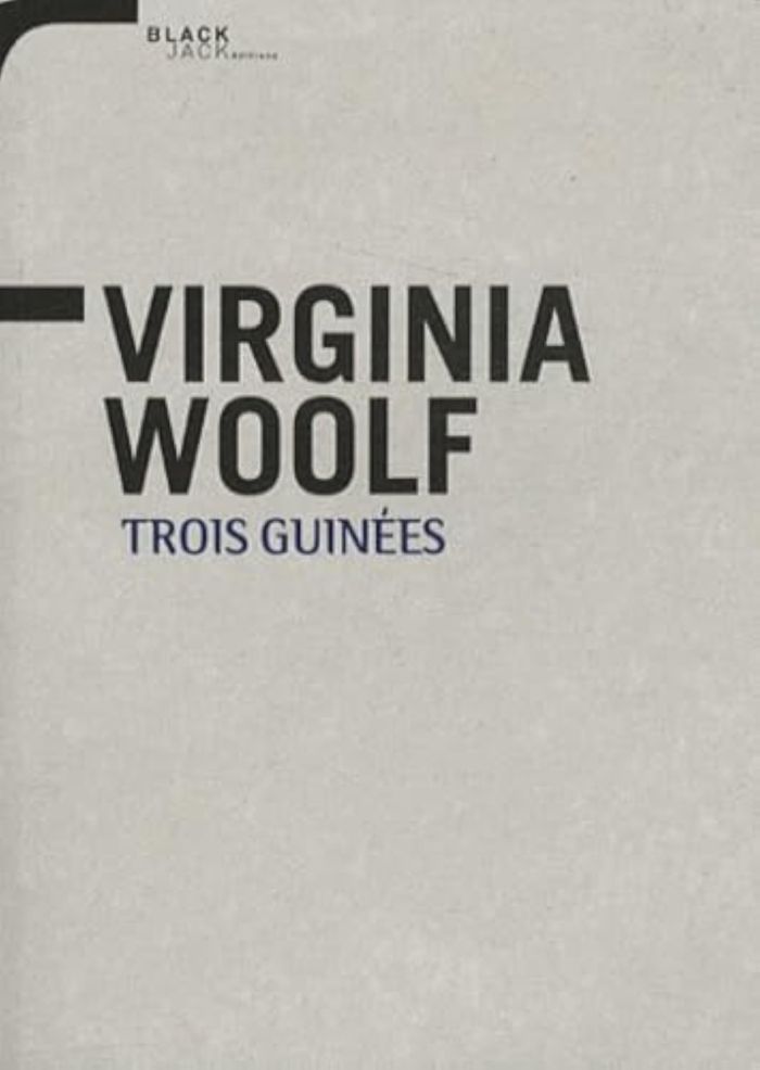 Couverture du livre « Trois guinées » de Virginia Woolf, librairie Les Contes Infusés à Corte