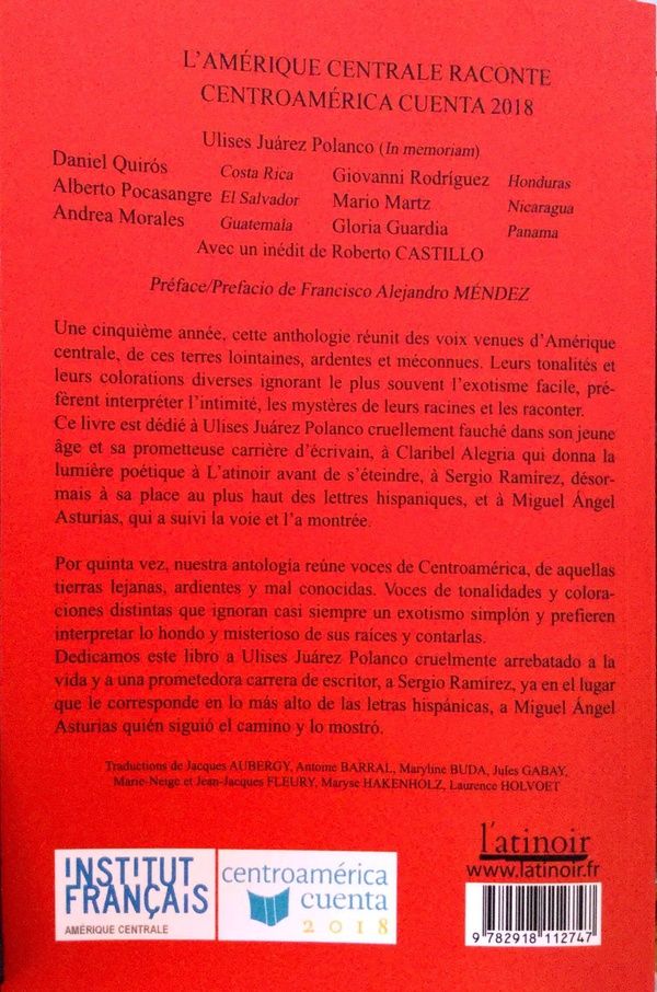 Quatrième de couverture de « L'AMERIQUE CENTRALE RACONTE 2016 / CENTROAMERICA CUENTA 2016 »