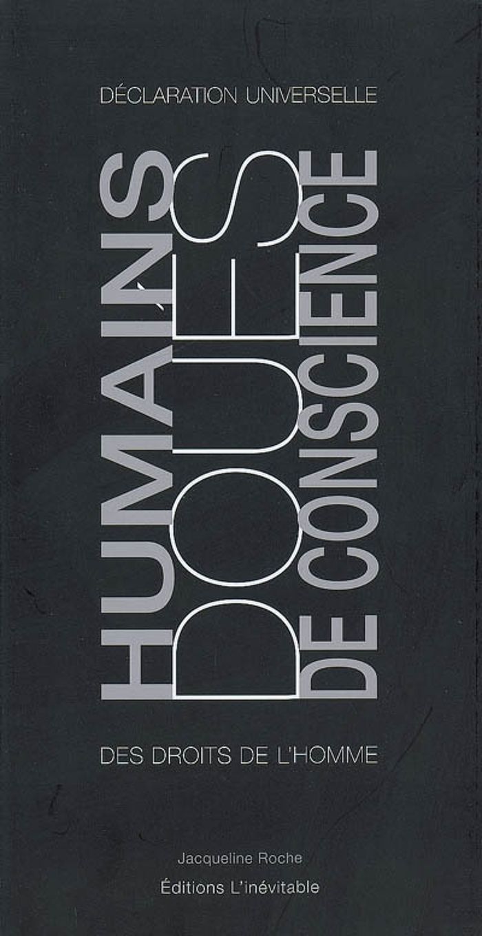 Couverture du livre « HUMAINS DOUES DE CONSCIENCE », librairie Les Contes Infusés à Corte