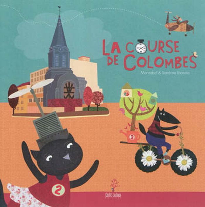 Couverture du livre « LA COURSE DE COLOMBES » de Marizabel-S Lhomme, librairie Les Contes Infusés à Corte