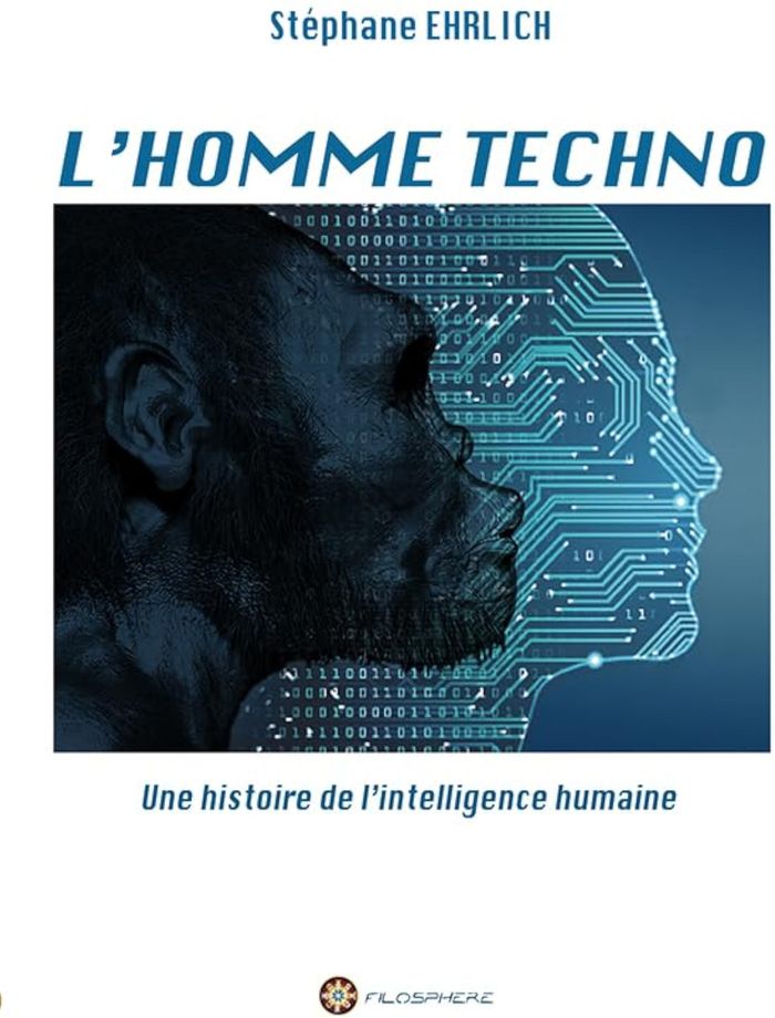 Couverture du livre « L'HOMME TECHNO » de Stephane Ehrlich, librairie Les Contes Infusés à Corte