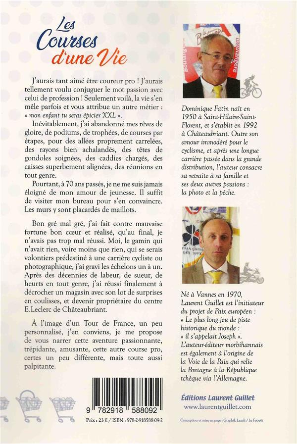 Quatrième de couverture de « LES COURSES D'UNE VIE »