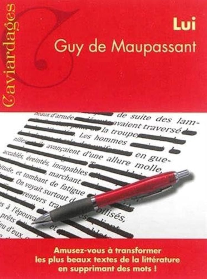 Couverture du livre « Lui » de Guy de Maupassant, librairie Les Contes Infusés à Corte