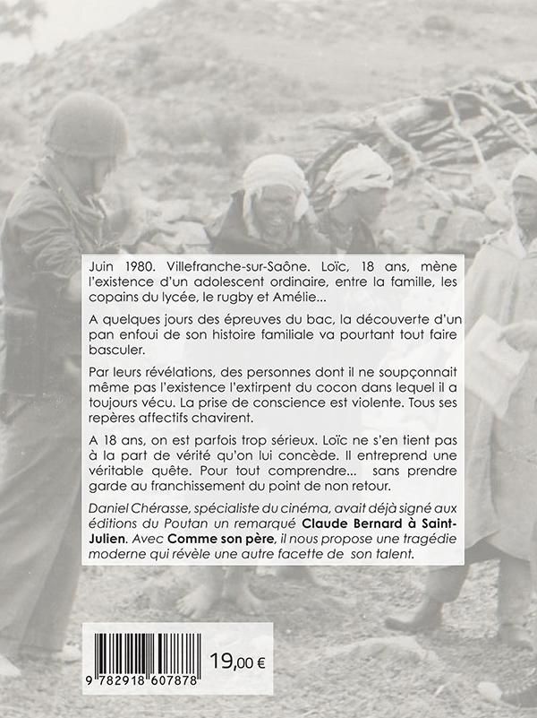 Quatrième de couverture de « COMME SON PERE »