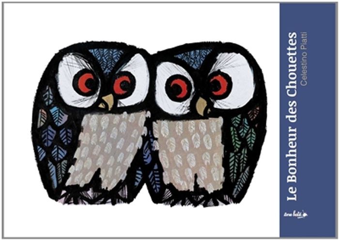 Couverture du livre « KAMISHIBAI - BONHEUR DES CHOUETTES (SOUS BLISTER) » de Piatti Celestino, librairie Les Contes Infusés à Corte