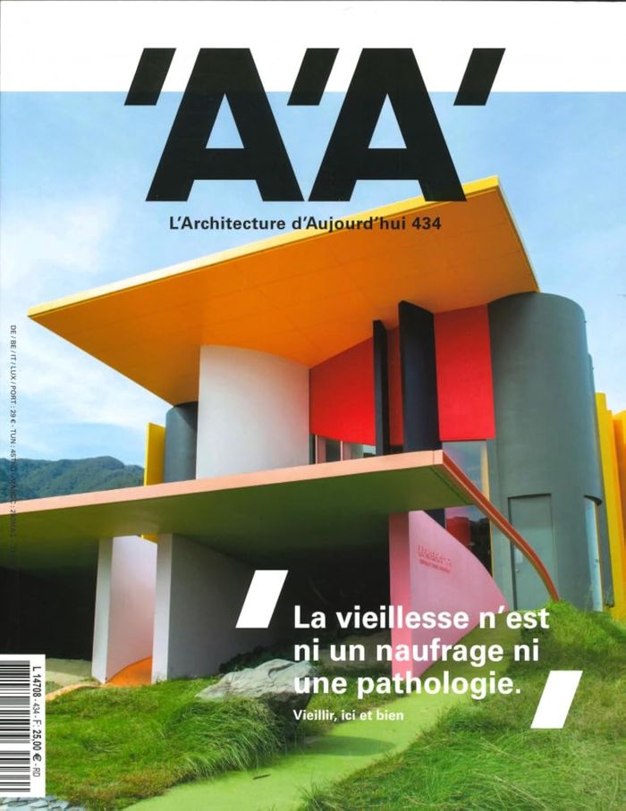 Couverture du livre « L'ARCHITECTURE D'AUJOURD'HUI N 434 VIEILLIR ICI ET BIEN - DECEMBRE 2019 » de Collectif, librairie Les Contes Infusés à Corte