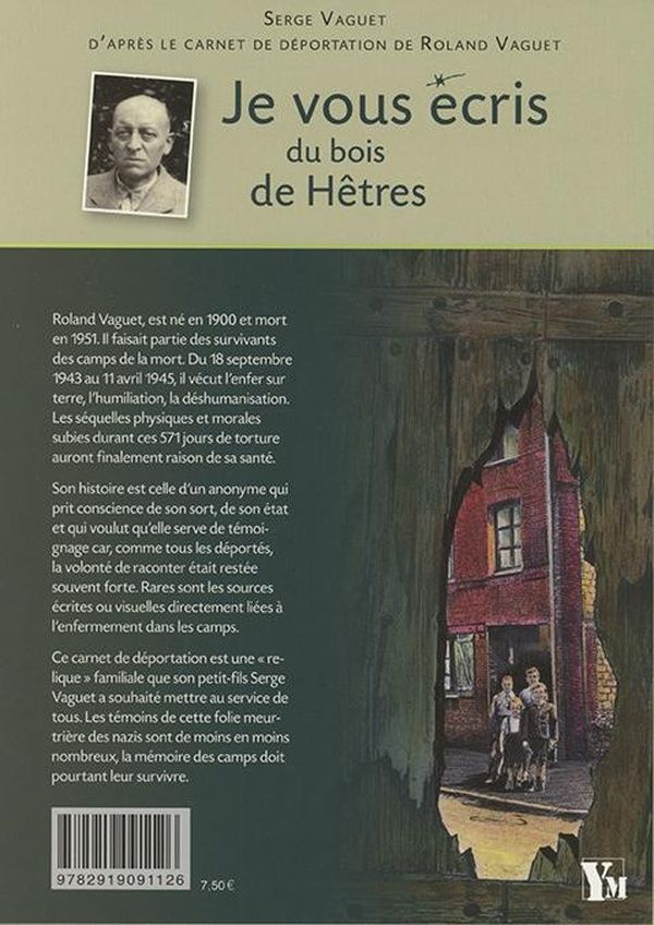 Quatrième de couverture de « JE VOUS ECRIS DU BOIS DE HETRES »