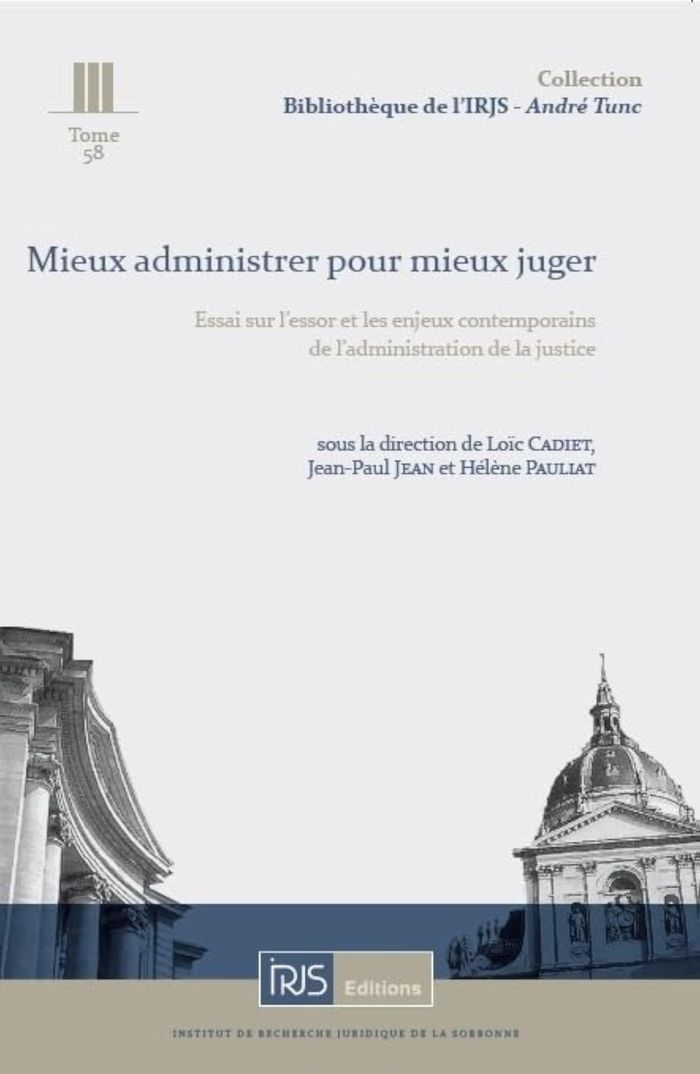 Couverture du livre « MIEUX ADMINISTRER POUR MIEUX JUGER », librairie Les Contes Infusés à Corte