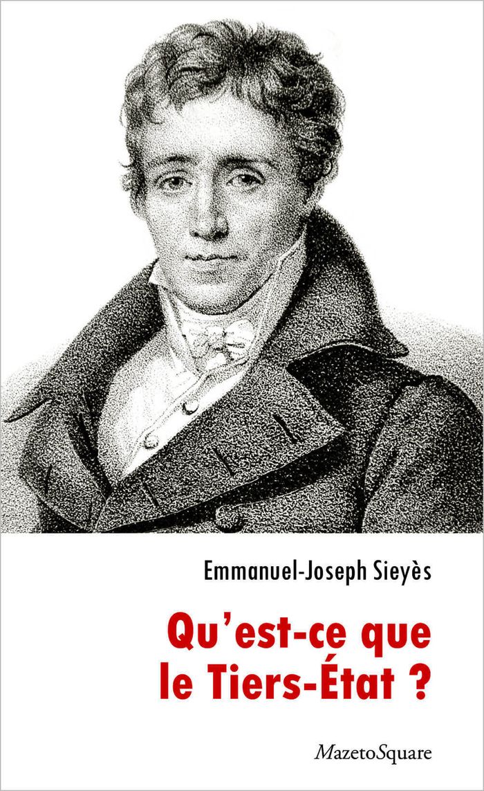 Couverture du livre « QU'EST-CE QUE LE TIERS-ETAT? » de Emmanuel Sieyes, librairie Les Contes Infusés à Corte