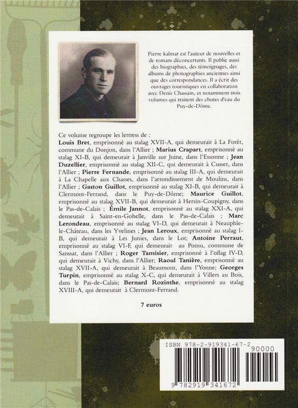 Quatrième de couverture de « VISAGES DU STALAG ET DE L'OFLAG »