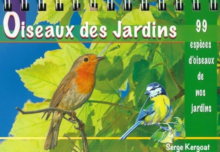 Couverture du livre « OISEAUX DES JARDINS » de Serge Kergoat, librairie Les Contes Infusés à Corte