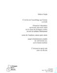 Quatrième de couverture de « DU POETE ET DE LA POESIE »