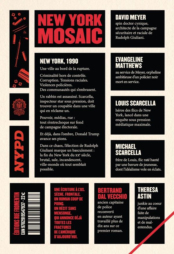 Quatrième de couverture de « NEW YORK MOSAIC »
