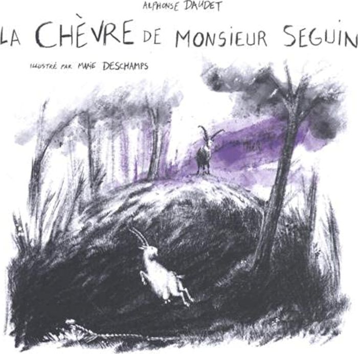 Couverture du livre « LA CHEVRE DE MONSIEUR SEGUIN » de Deschamps/daudet, librairie Les Contes Infusés à Corte
