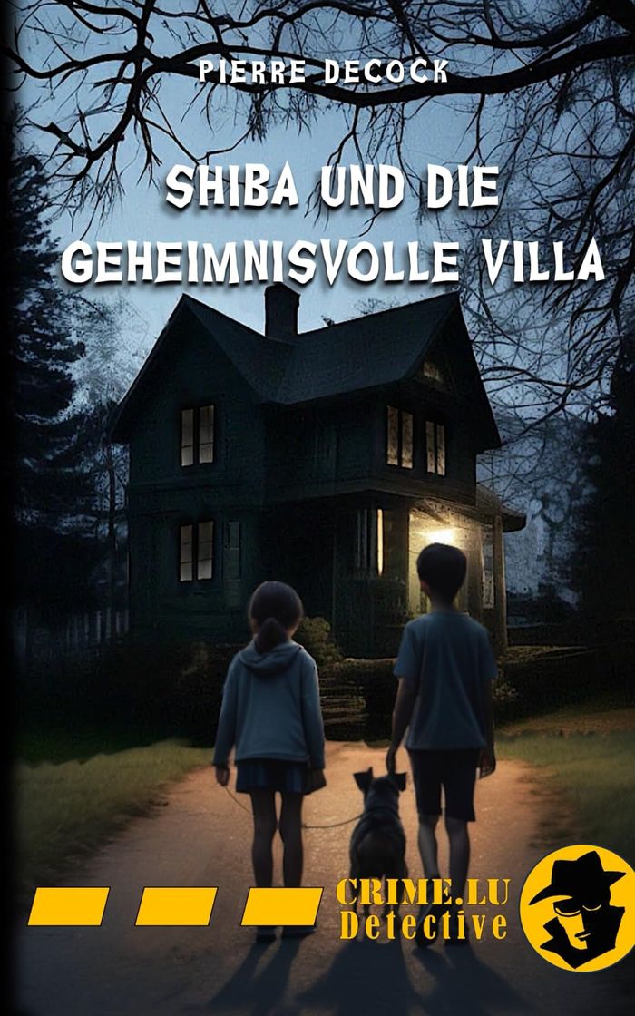 Couverture du livre « SHIBA UND DIE GEHEIMNISVOLLE VILLA », librairie Les Contes Infusés à Corte