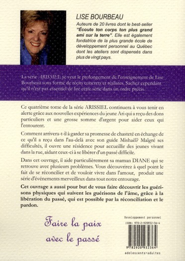 Quatrième de couverture de « Diane : faire la paix avec le passé »