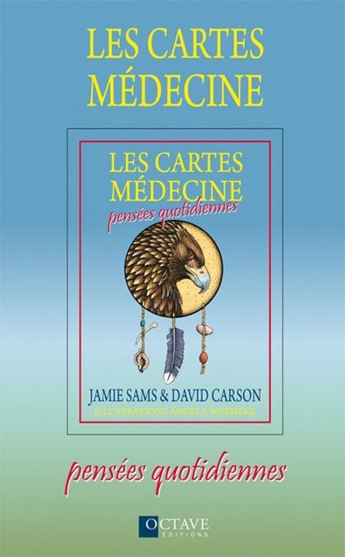 Couverture du livre « CARTES MEDECINE PENSEES QUOTIDIENNES » de Xxx, librairie Les Contes Infusés à Corte