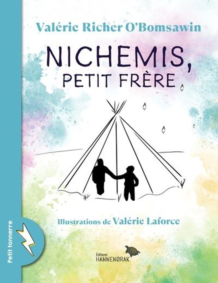 Couverture du livre « NICHEMIS, PETIT FRERE » de Richer O'Bomsawin Va, librairie Les Contes Infusés à Corte