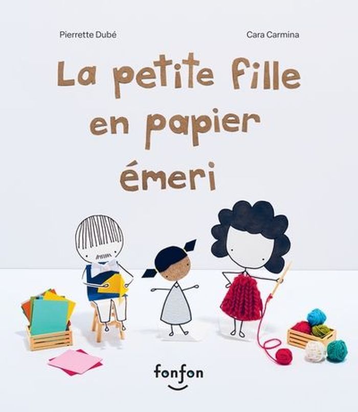 Couverture du livre « LA PETITE FILLE EN PAPIER EMERI », librairie Les Contes Infusés à Corte