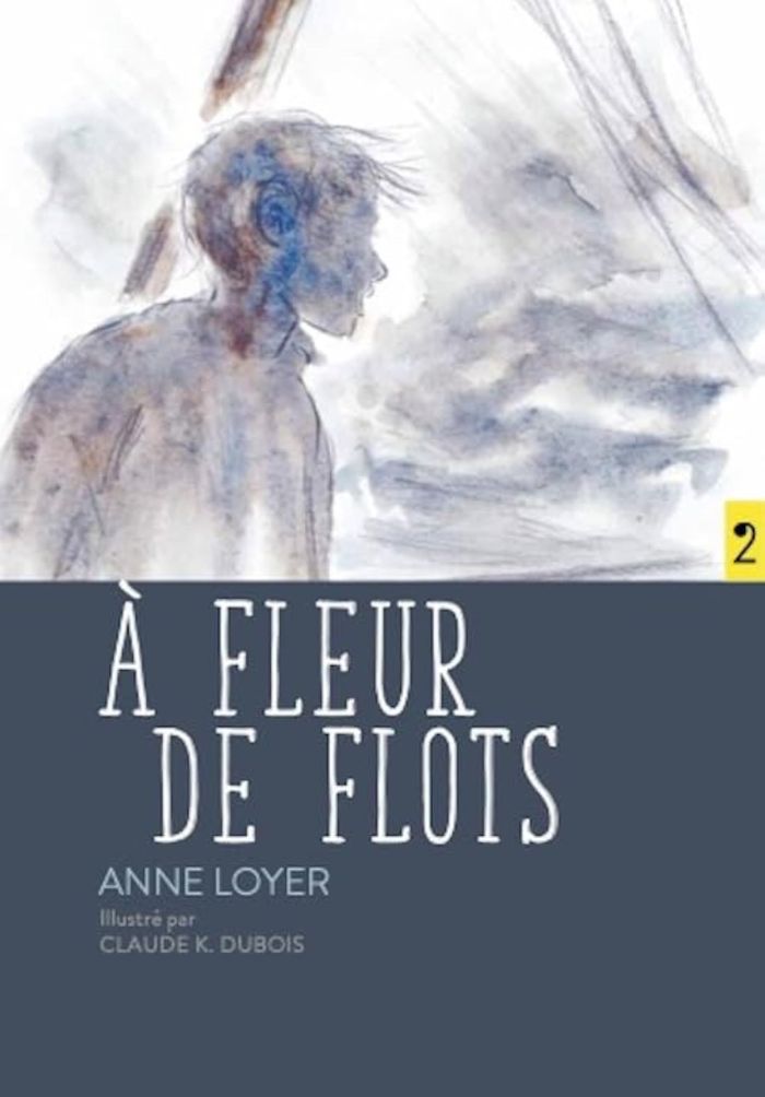 Couverture du livre « À fleur de flots » de Anne Loyer, librairie Les Contes Infusés à Corte