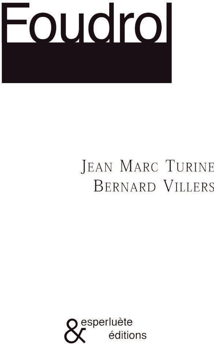 Couverture du livre « FOUDROL » de Turine Jean Marc, librairie Les Contes Infusés à Corte