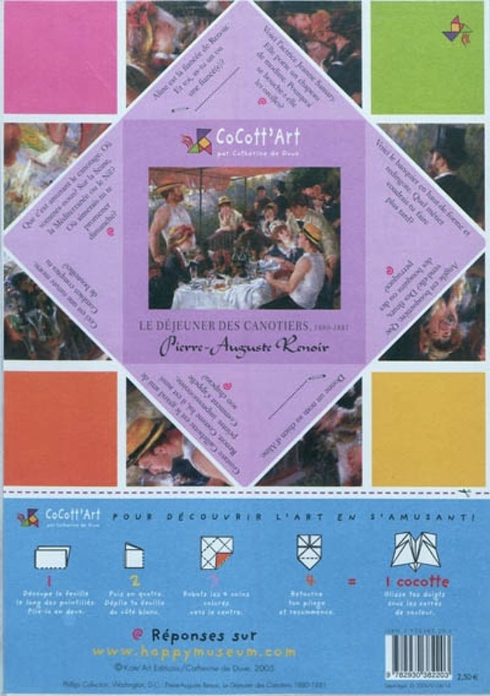 Couverture du livre « COCOTTE LE DEJEUNER DES CANOTIERS », librairie Les Contes Infusés à Corte