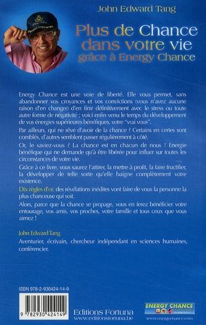 Quatrième de couverture de « PLUS DE CHANCE DANS VOTRE VIE »