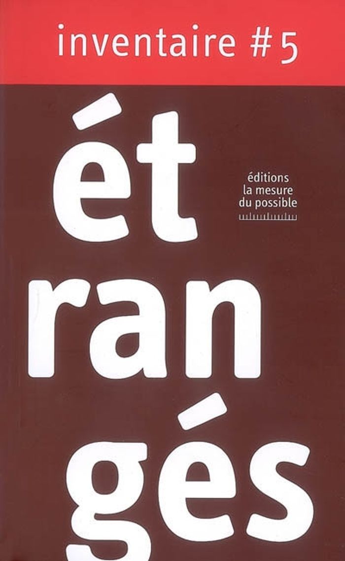 Couverture du livre « ETRANGES » de Namur Cai, librairie Les Contes Infusés à Corte