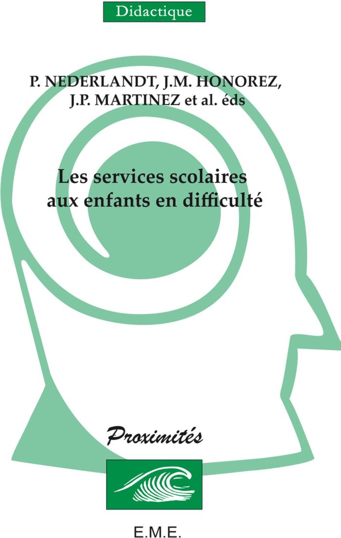 Couverture du livre « LES SERVICES SCOLAIRES AUX ENFANTS EN DIFFICULTE », librairie Les Contes Infusés à Corte