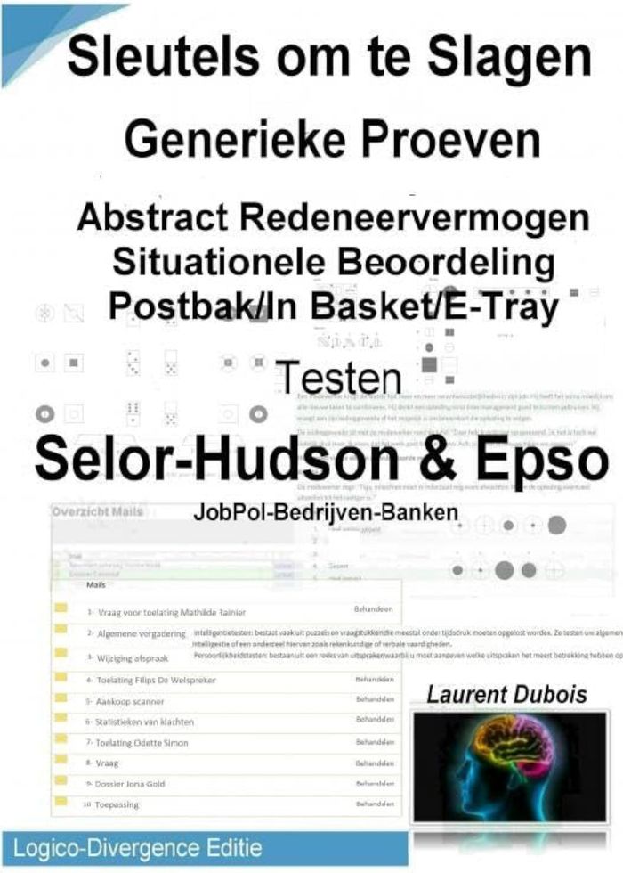 Couverture du livre « SLEUTELS SELOR-HUDSON & EPSO GENERIEK » de Dubois Laurent, librairie Les Contes Infusés à Corte