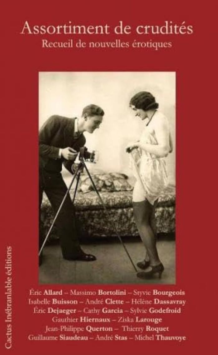 Couverture du livre « ASSORTIMENT DE CRUDITES. RECUEIL COLLECTIF DE NOUVELLES EROTIQUES » de Collectif, librairie Les Contes Infusés à Corte