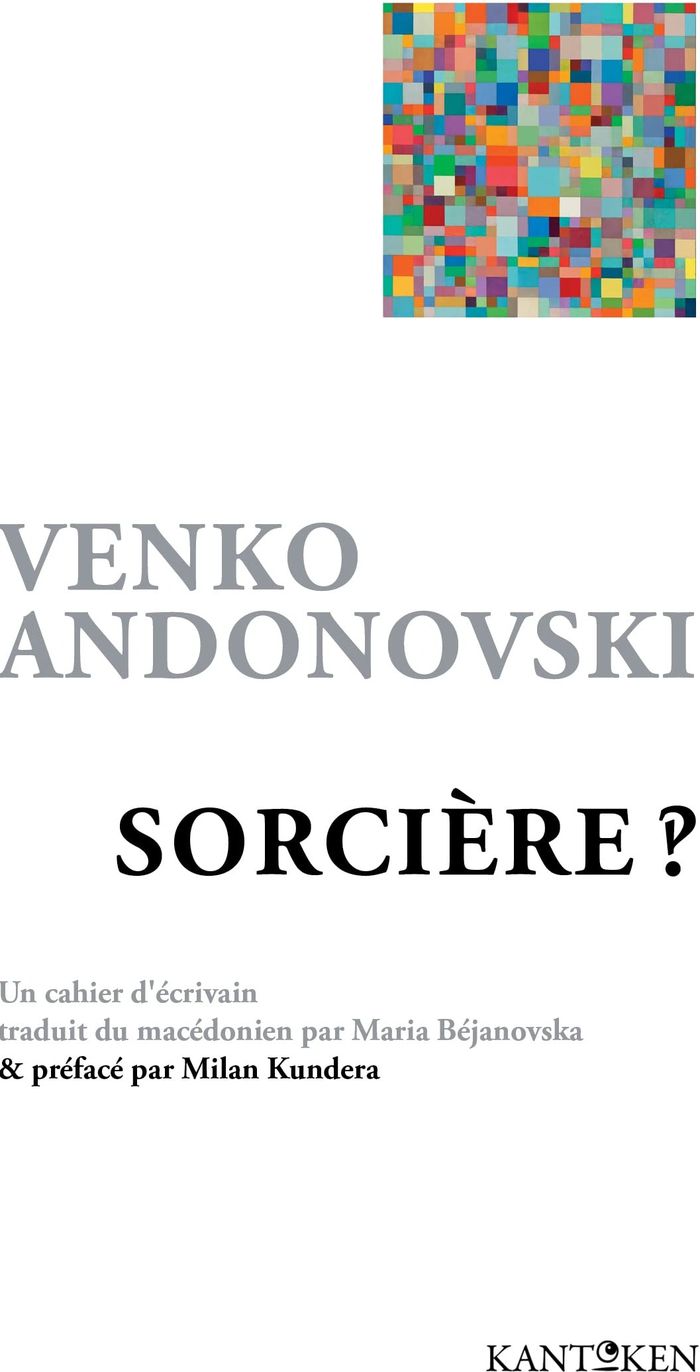 Couverture du livre « SORCIERE ? » de Andonovski Venko, librairie Les Contes Infusés à Corte
