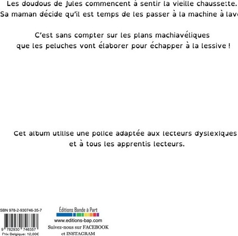 Quatrième de couverture de « OPERATION...PAS DE MACHINE A LAVER ! »